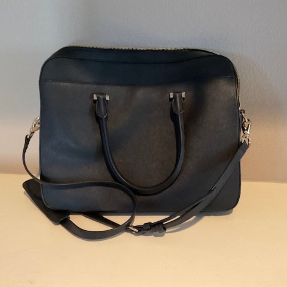 Kate Spade Commuter Black Leather Laptop Bag - Picture 3 of 6
